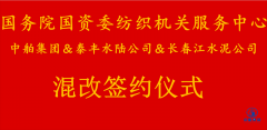 中舶集團公司總部與湖北兩家公司混改簽約儀式